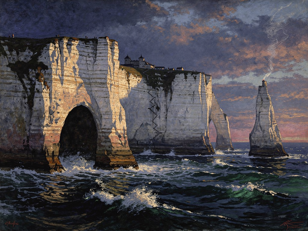 Étretat cliffs — The Hollow Needle